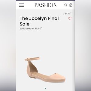 Size 5 Sand Leather Jocelyn Pashion Footwear Shoes